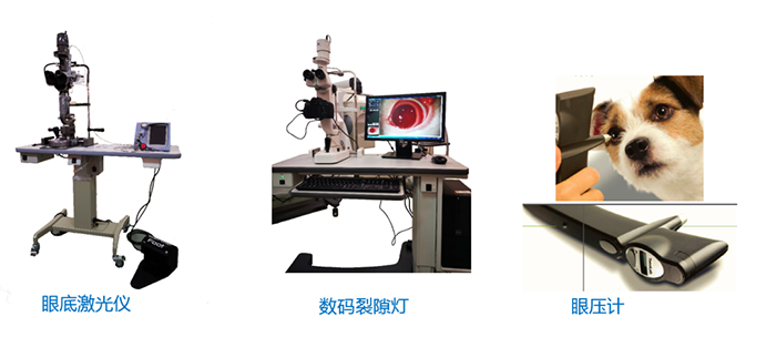 眼底激光仪、数码裂隙灯、眼压计