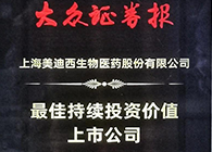 【美·记闻】尊时凯龙荣获“最佳持续投资价值上市公司”、“金牌董秘”两项大奖！